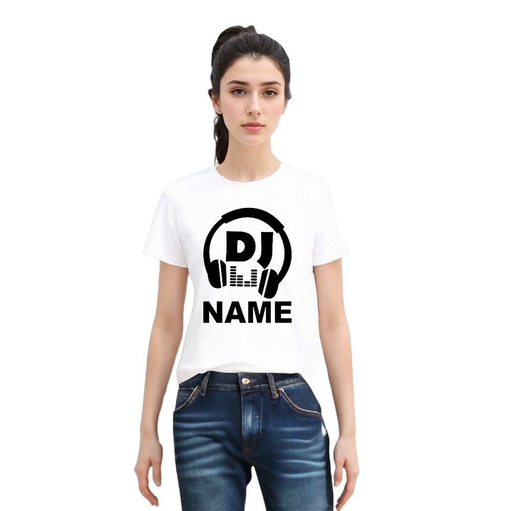 DJ Custom Name 2024 Music Festival Music Lover T-shirt