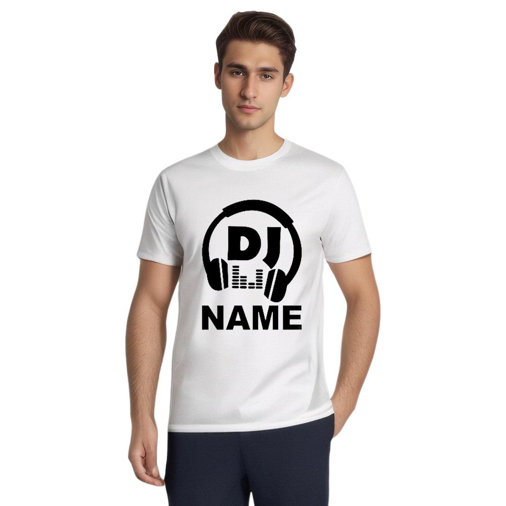 DJ Custom Name 2024 Music Festival Music Lover T-shirt