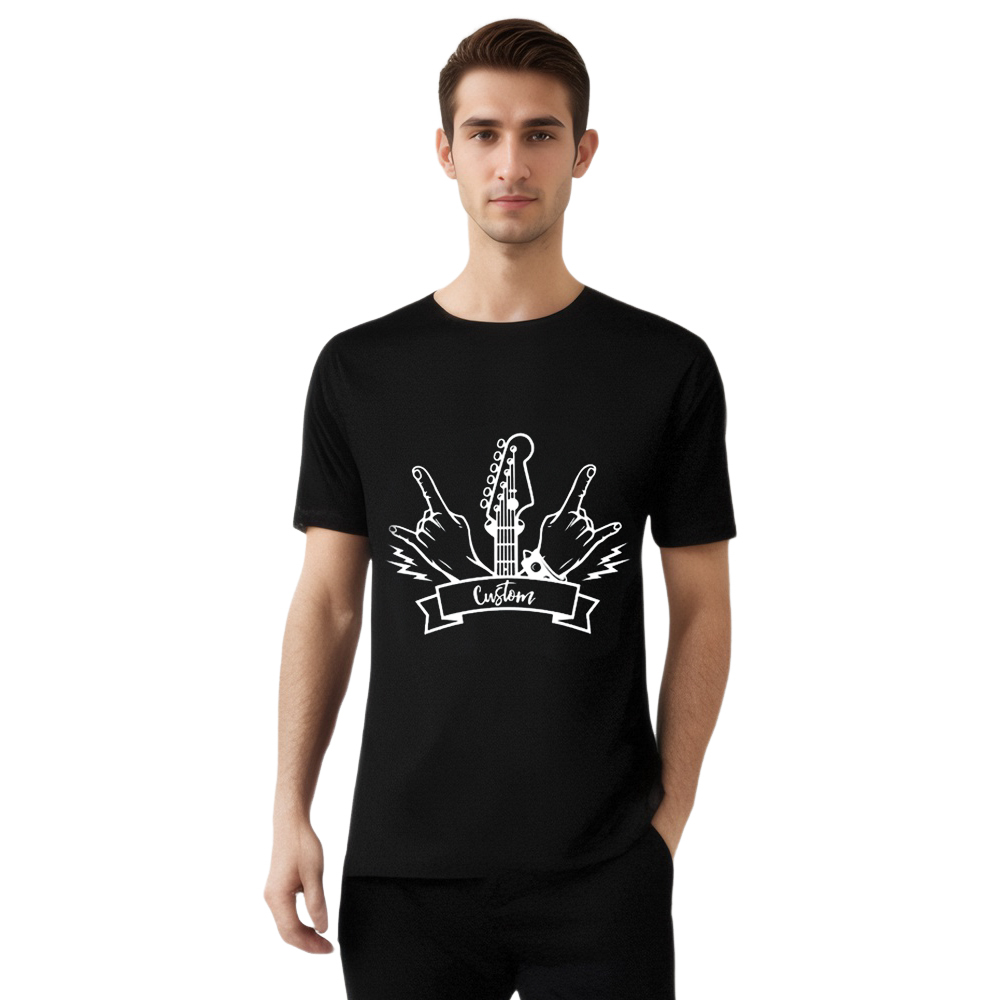 2024 Music Festival Guitar Rock N Roll Custom Name T-shirt