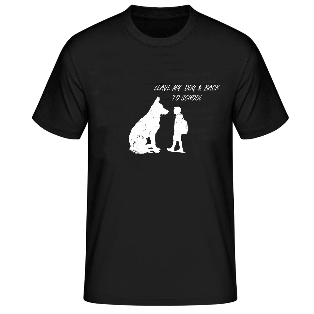 Leave My Dog And Back to School Pet Owner Back to School Season T-Shirt