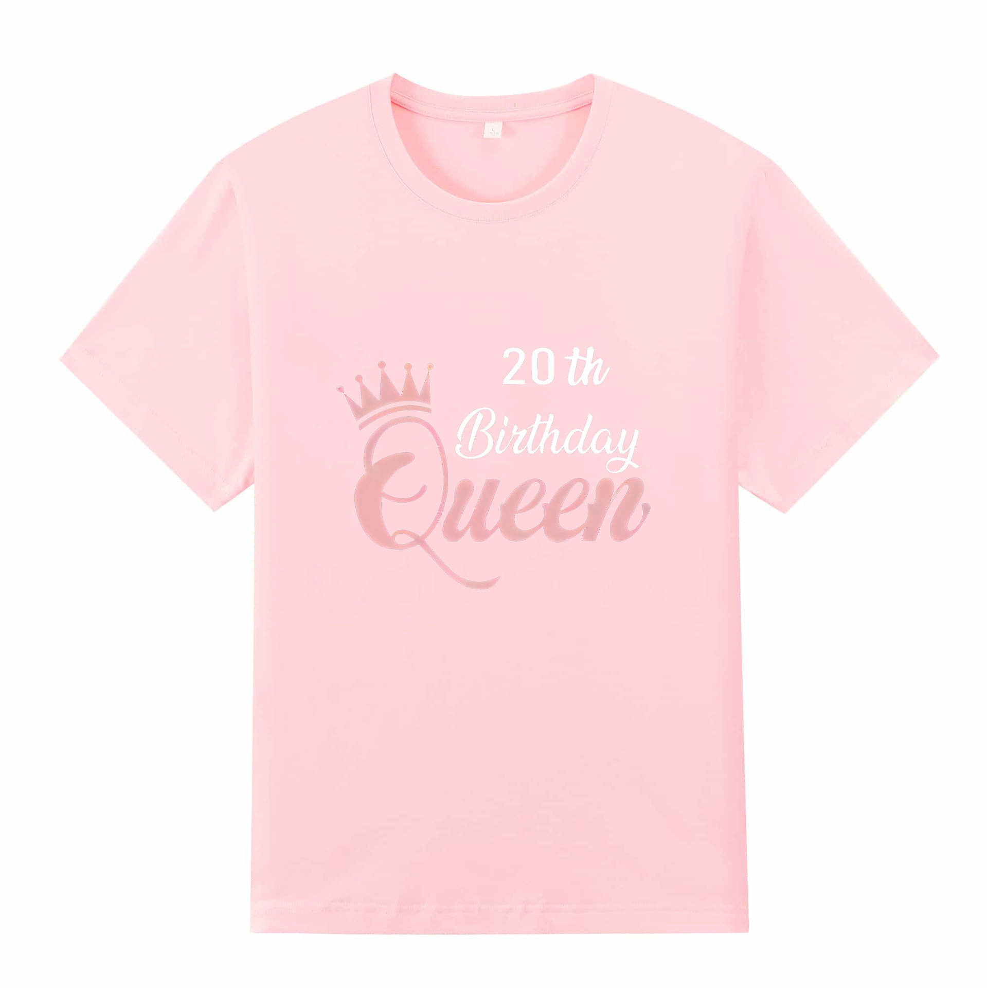 20th Birthday Queen Printed T-shirt