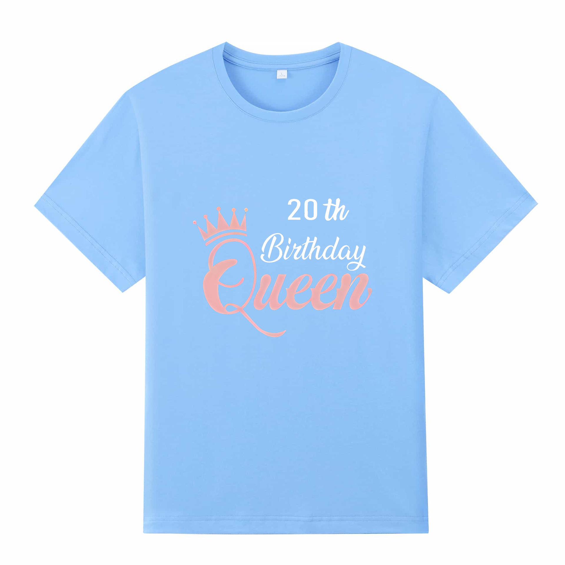 20th Birthday Queen Printed T-shirt