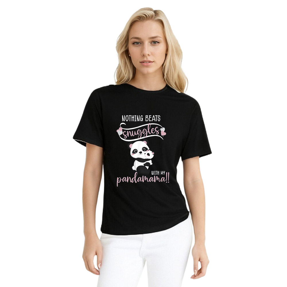 Noting Beats Snuggles With Pandamama Mother's Day T-Shirt