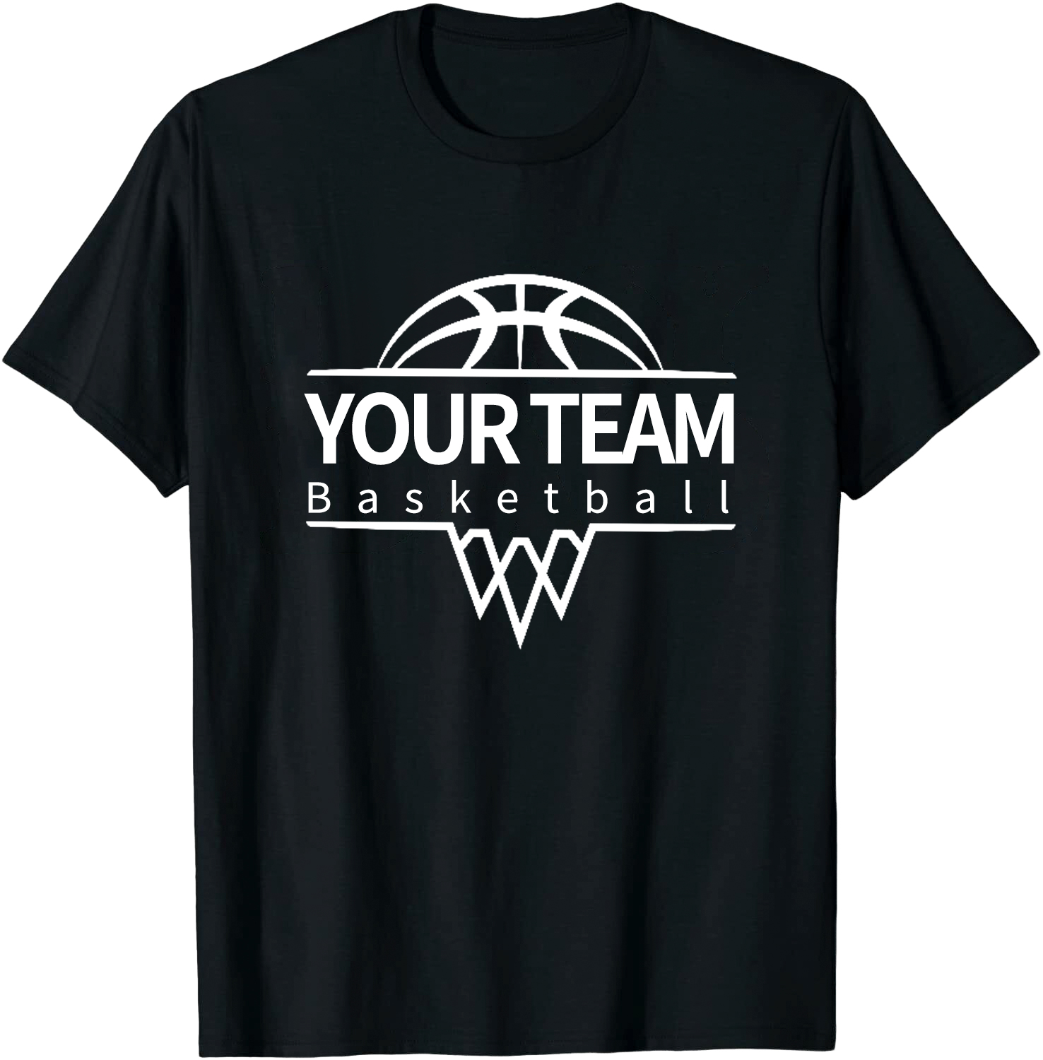 Basketball Lover Custom Team Name Printed T-shirt 