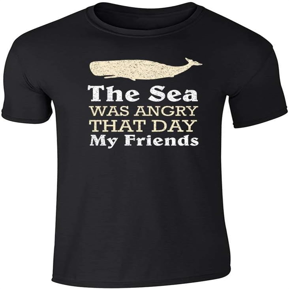 World Oceans Day The Sea was Angry Printed T-Shirt