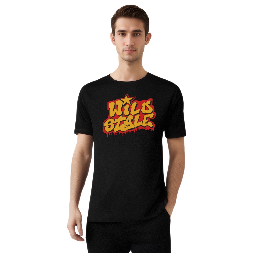 Street Art Wild Style Street Wear Printed T-shirt 
