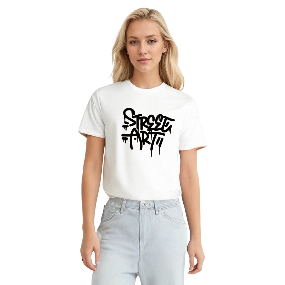 Street Art Street Wear Printed T-shirt 