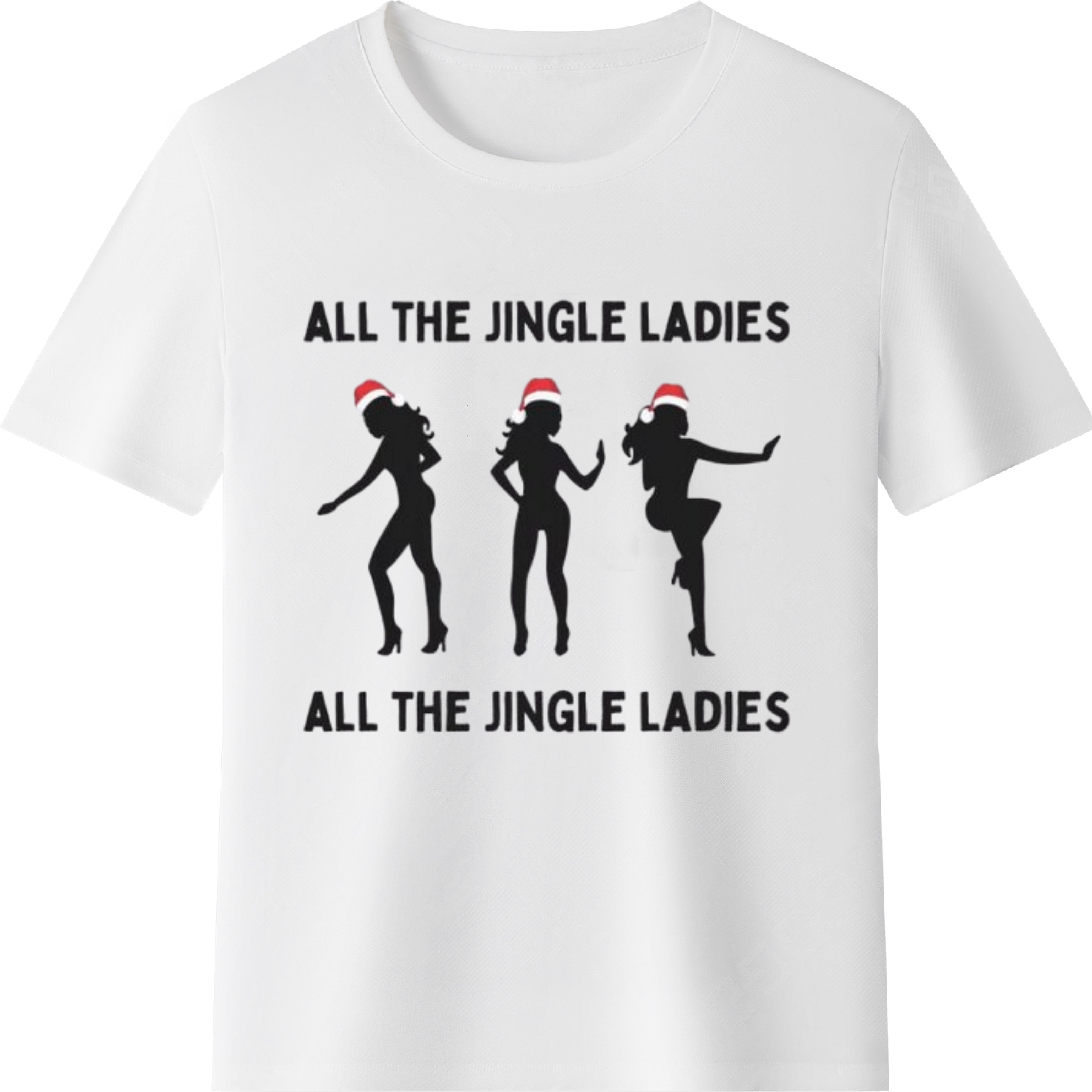 All The Single Ladies Christmas Festival Printed T-Shirt