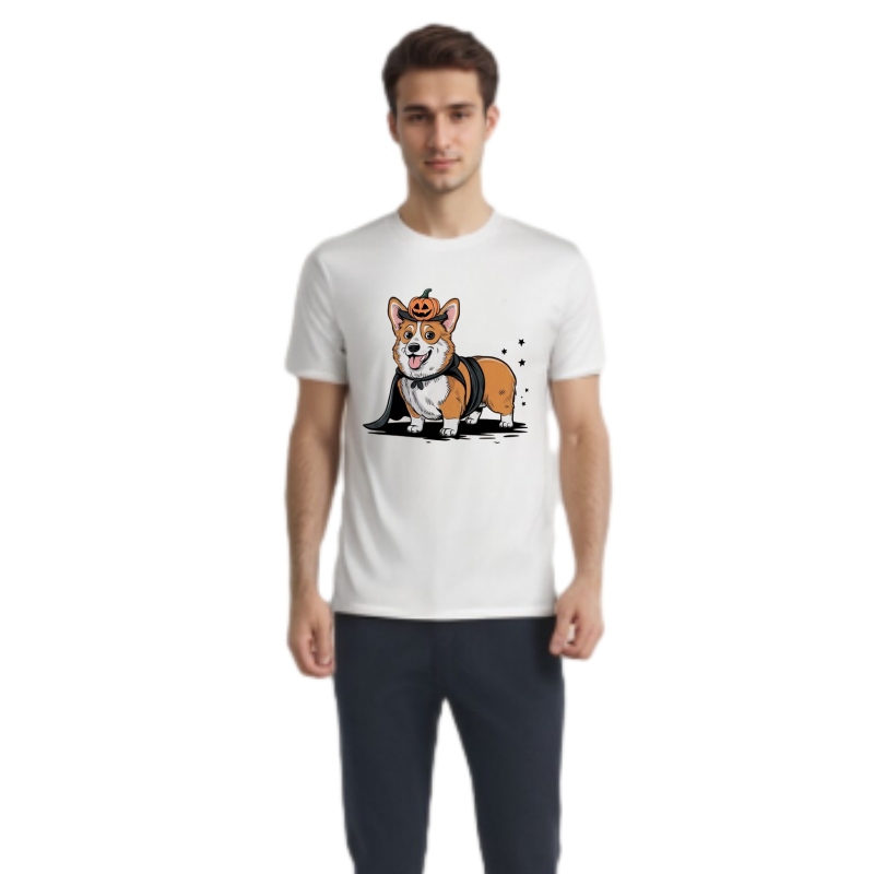 Halloween Pumpkin Corgi Dog Corgi Lover T-shirt 