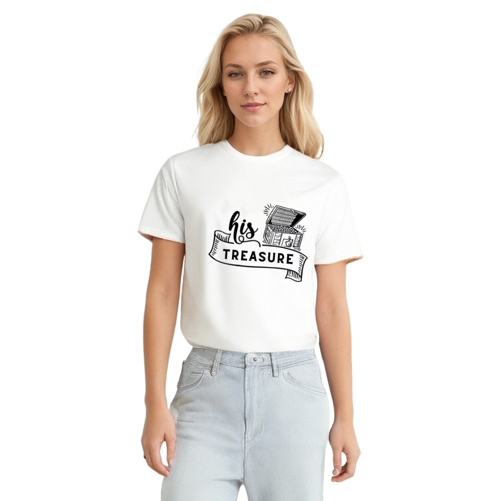 Valentine's Day Cruise Her Pirate His Treasure Couple Gift T-Shirt