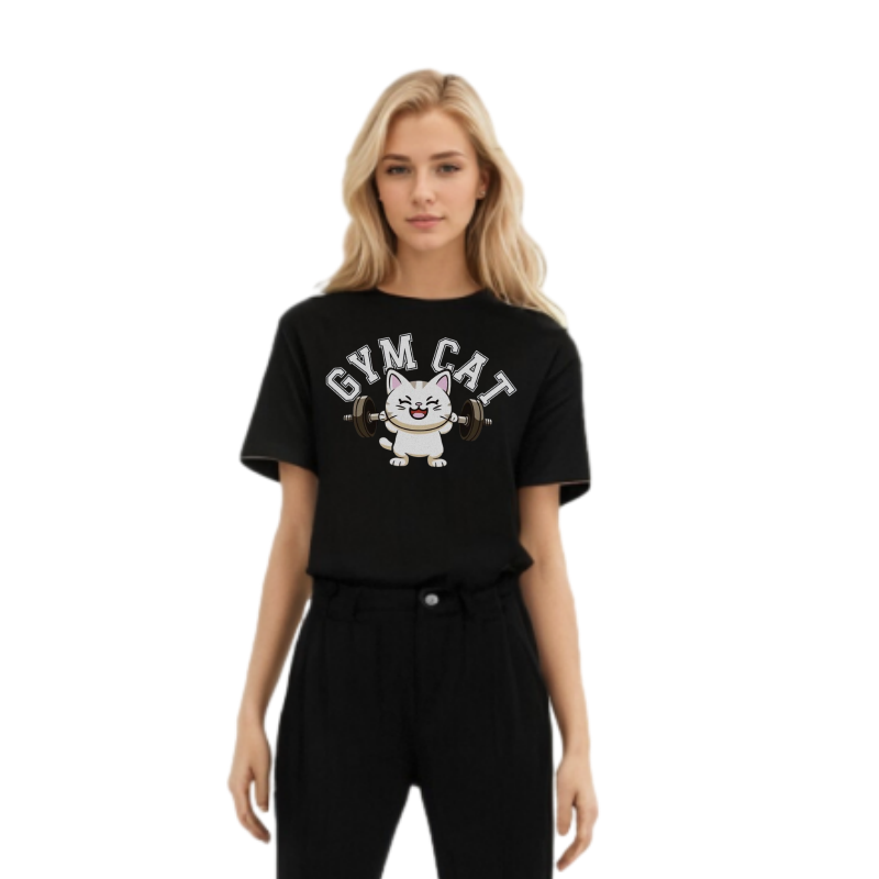 Cat Pet Lover Gym Cat Gym Workout T-shirt 
