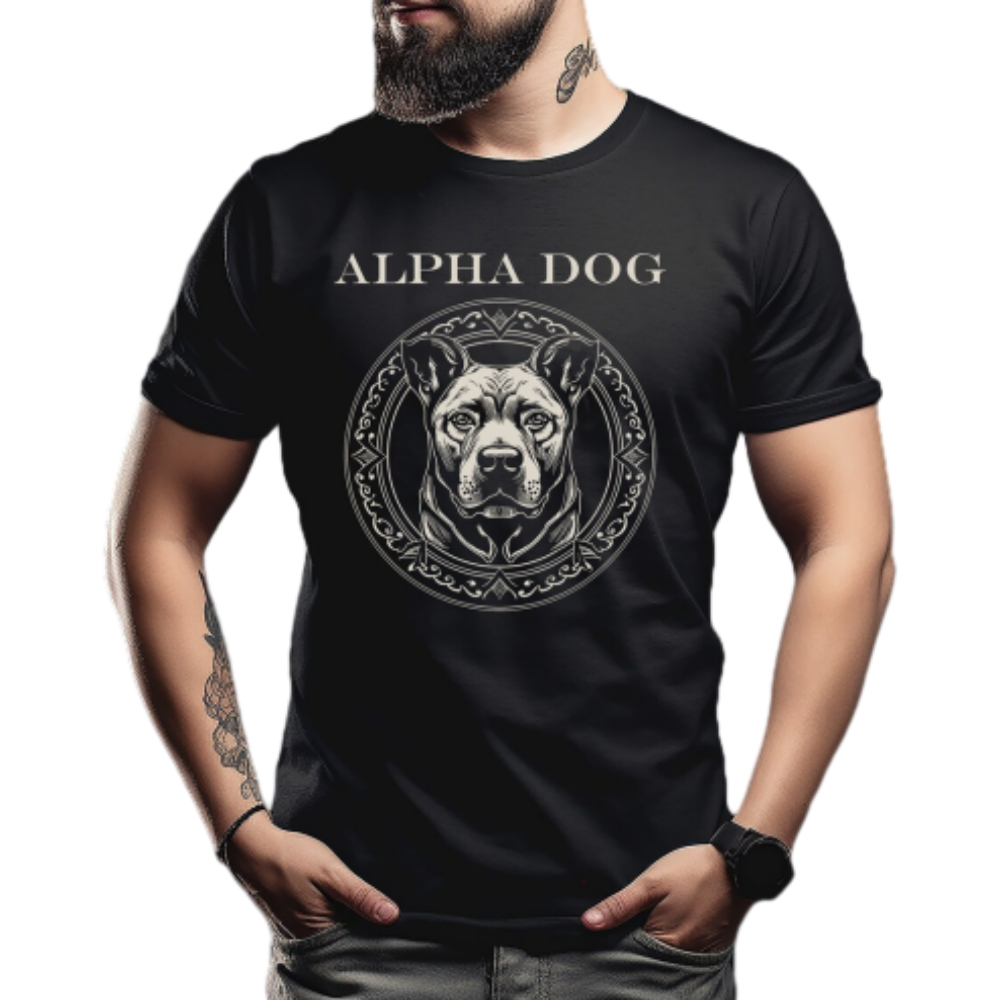 Alpha Dog Pet Lover Printed T-shirt 
