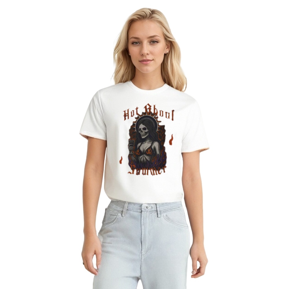 Dark Style Hot Ghoul Summer Printed T-shirt 