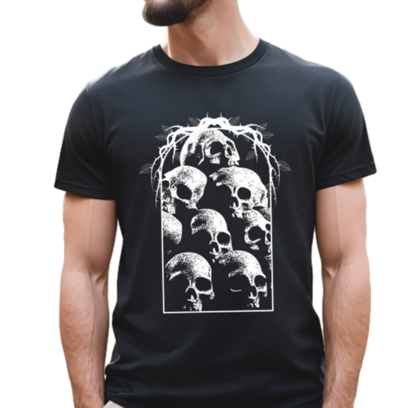 Skull Grunge Gothic Dark Style T-shirt 