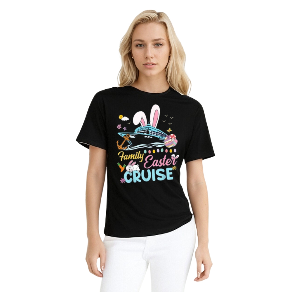 Easter Family Easter Cruise Adult Printed T-shirt 
