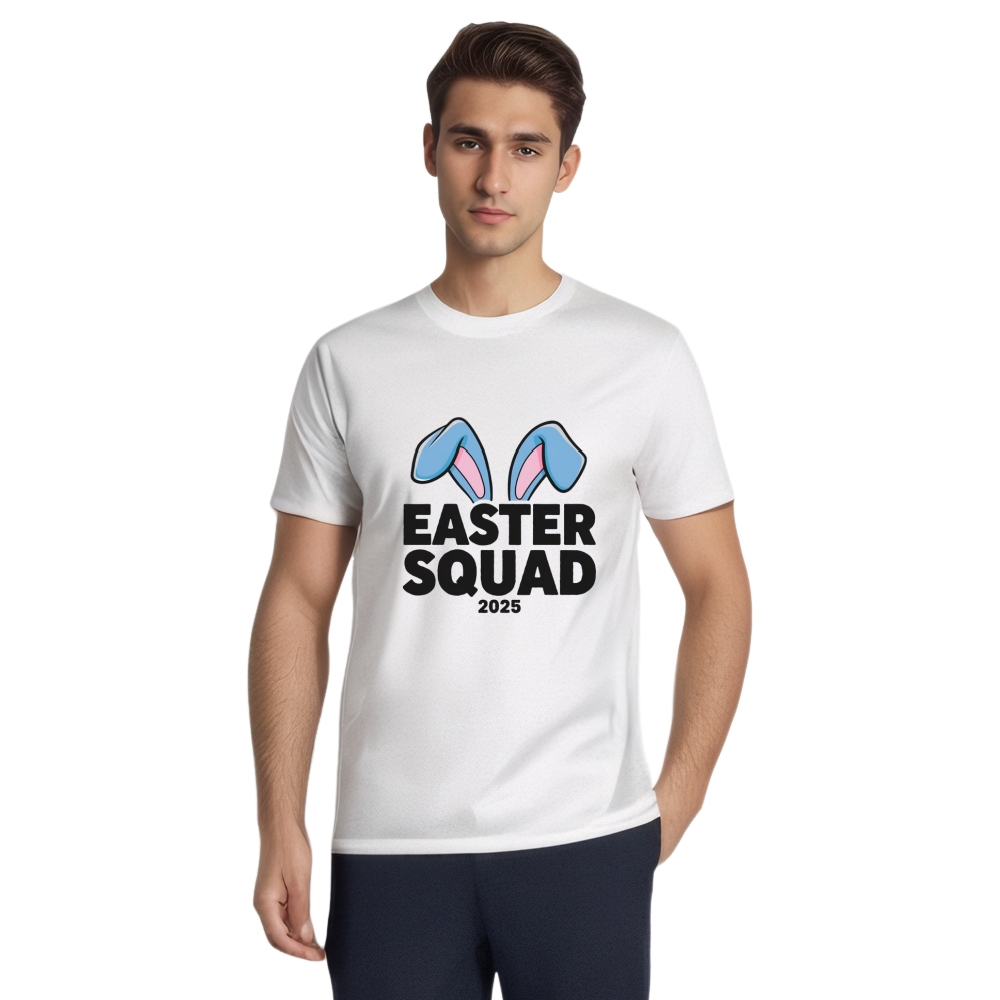 Easter Squad 2025 Easter Adult Printed T-shirt 