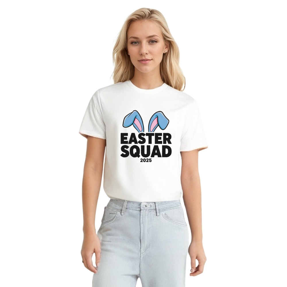 Easter Squad 2025 Easter Adult Printed T-shirt 