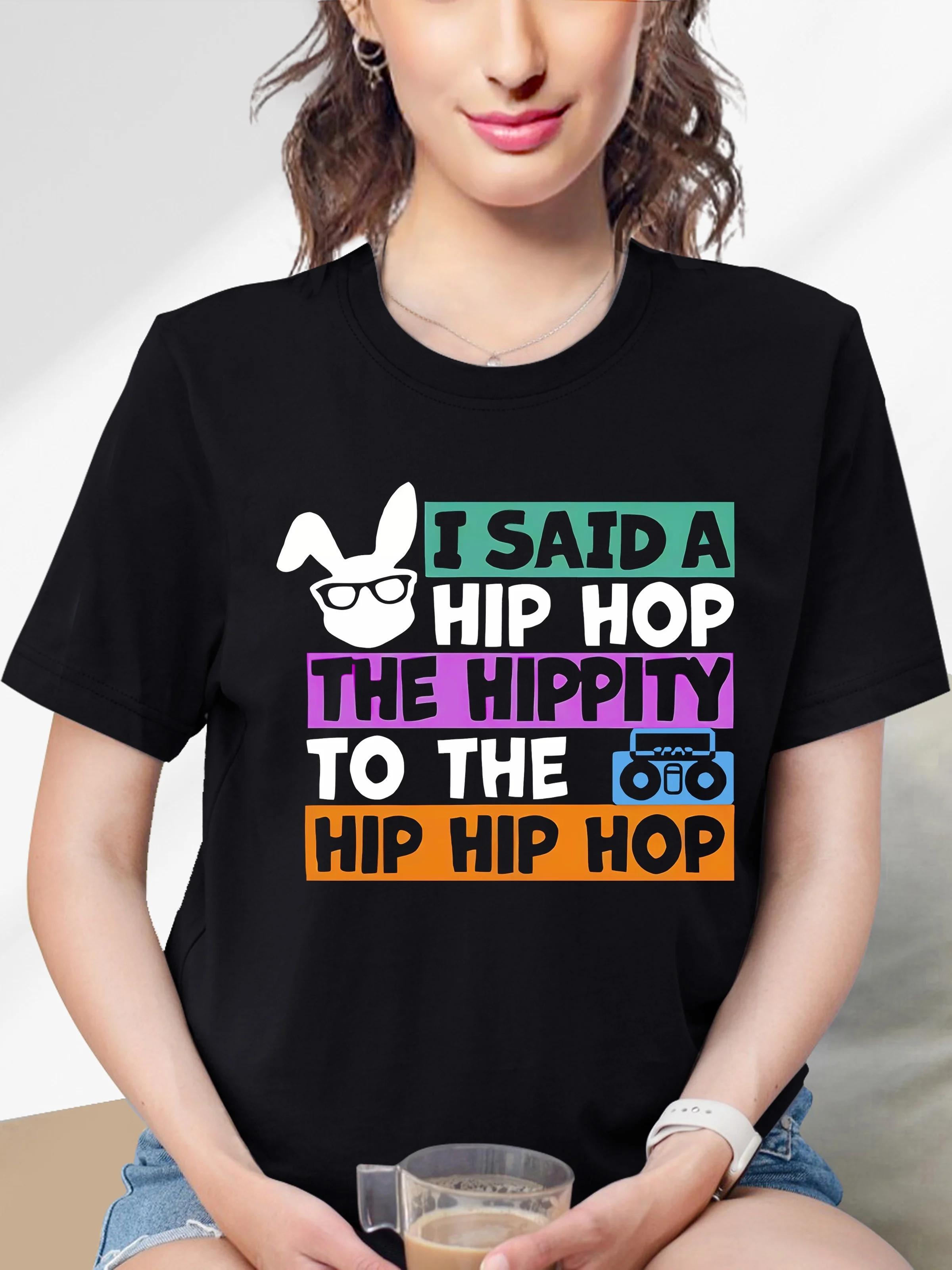 2024 Easter I Said A Hip Hop Printed T-shirt