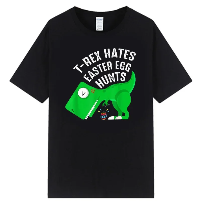 T-REX Hates Easter Egg Hunts Printed T-shirt