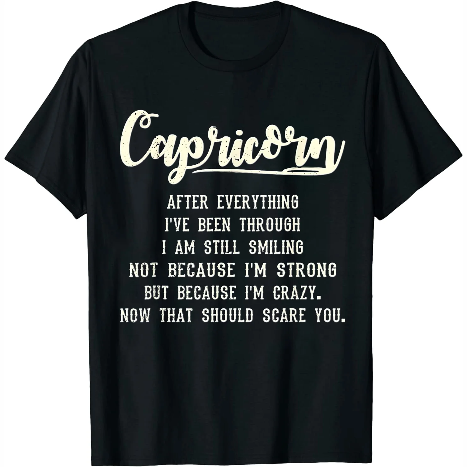 Birthday Gift Capricorn Facts Astronomy Present T-Shirt