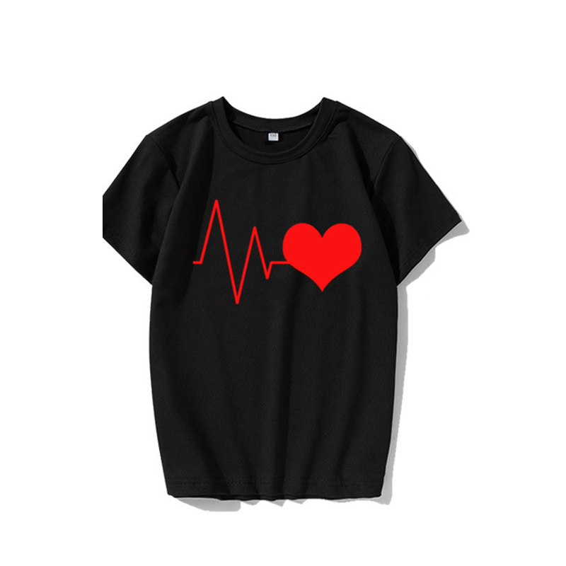 MAMA Heart Printed Mother's Day T-shirt