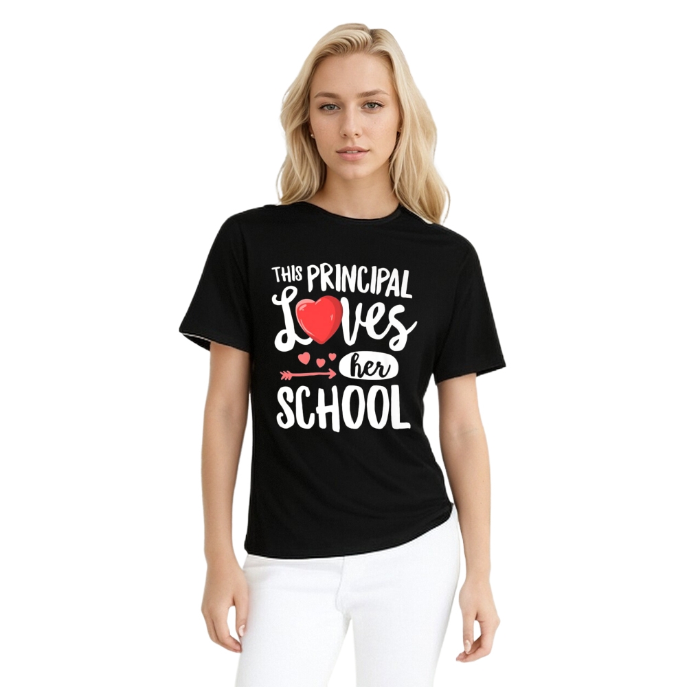 Valentine's Day This Principal Loves Her School Gift T-Shirt
