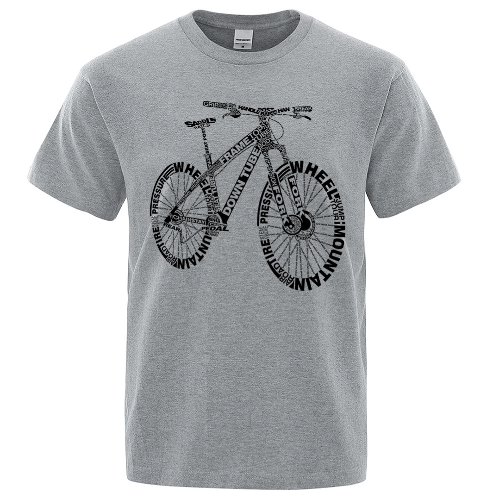 Mountain Bike Cycling Printed T-shirt