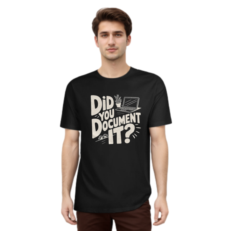Office Humor Did You Document It Funny T-shirt 