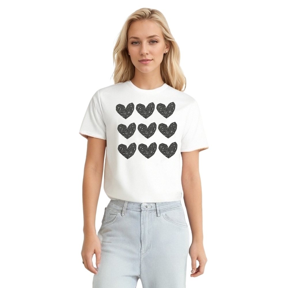 Space Hearts Valentine's Day Astronomy Gift T-Shirt