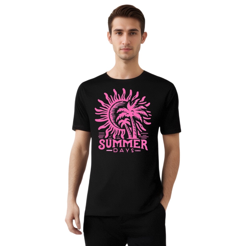 Summer Days Summer Vacation Printed T-shirt