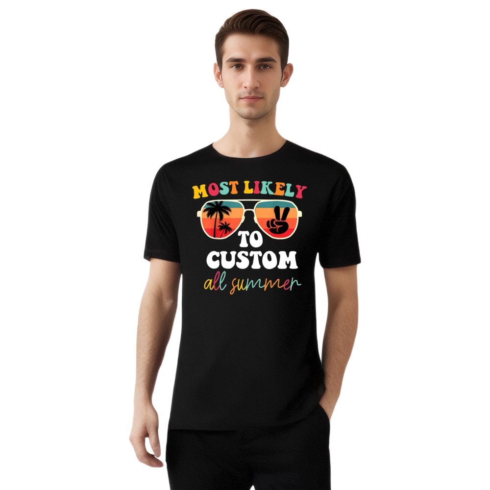 Summer Vacation Where To Be Custom T-shirt 