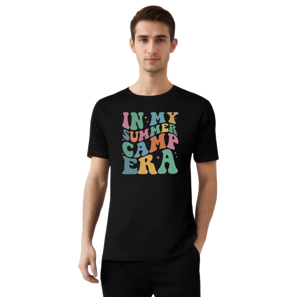 Summer Vacation In My Summer Camp Era Printed T-shirt
