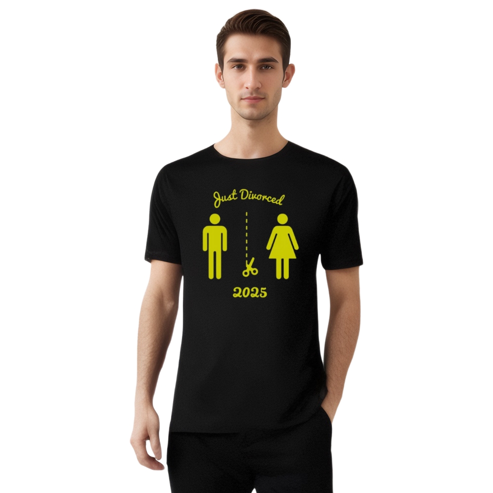 Just Divorced 2025 Sympathy Gift T-shirt 