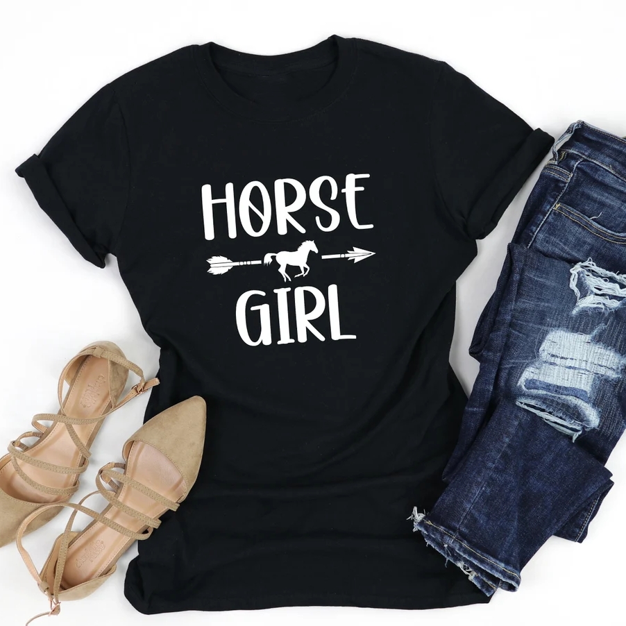 Horse Lover Horse Girl I Love Horses Day T-Shirt