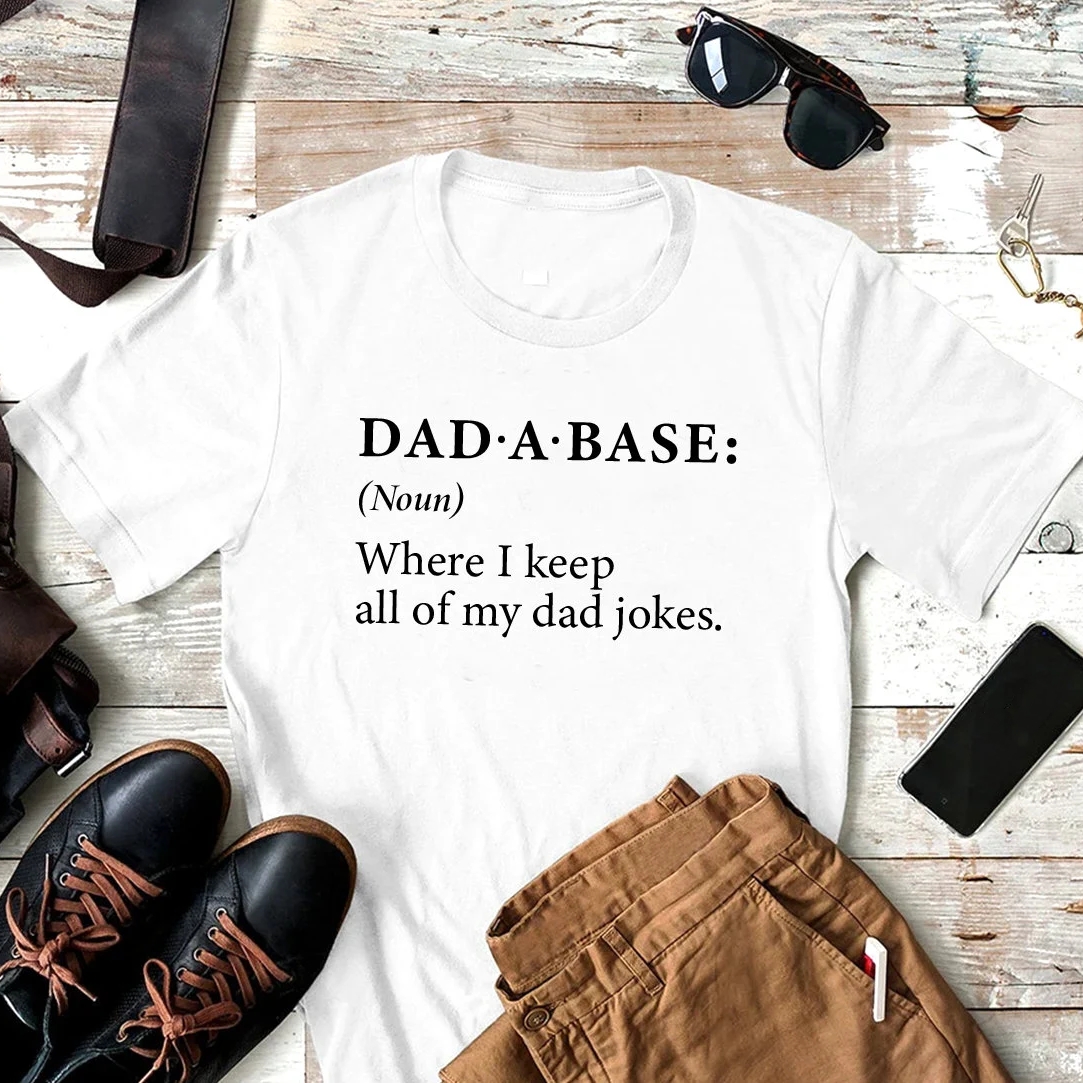 Dad A Base Keep Dad Jokes Father's Day Gift T-Shirt