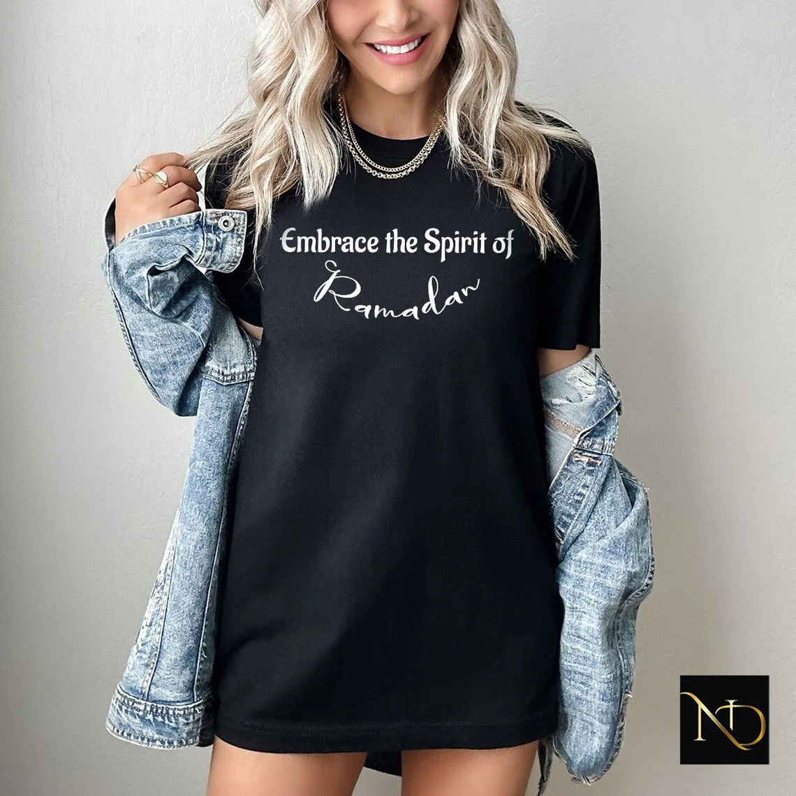 Embrace The Spirit Of Ramadan Eid Al-Fitr Festival Printed T-shirt