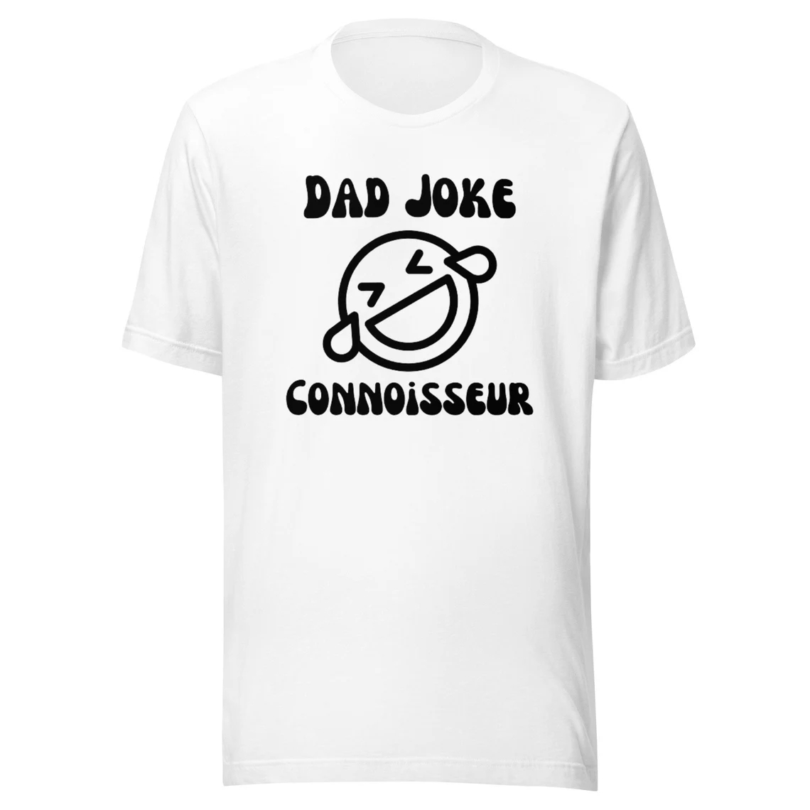 Father's Day Gift Dad Joke Connoisseur Printed T-Shirt