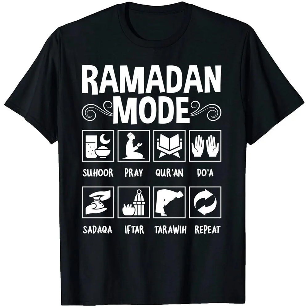 Ramadan Eid Al-Fitr Ramadan Mode Festival Printed T-shirt