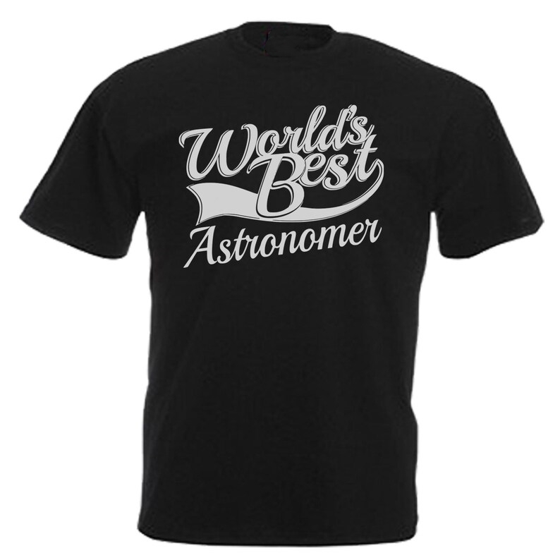 World's Best Astronomer Astronomy Lover Printed T-shirt 