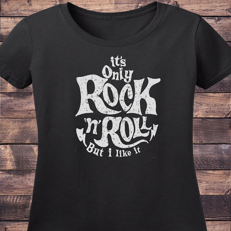 Music Festival It's Only Rock N' Roll Music Lover Printed T-shirt 