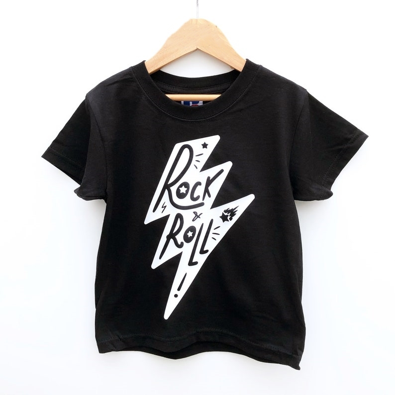 Rock and Roll Thunder Mark Music Lover T-shirt 