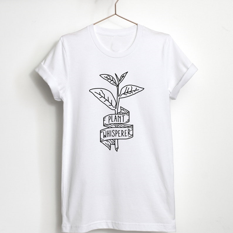 Funny Gardening Plant Lover Plant Whisperer Printed T-shirt 