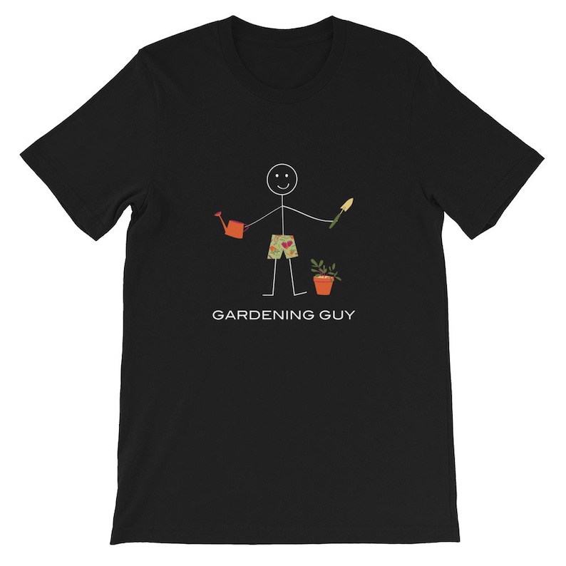 Gardening Guy Funny Gardener Plant Lover Printed T-shirt 