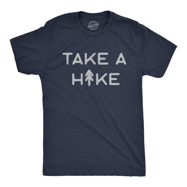 Outdoor Adventure Take A Hike Printed T-shirt 