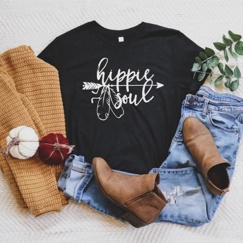 Hippie Soul Music Festival Printed T-shirt 
