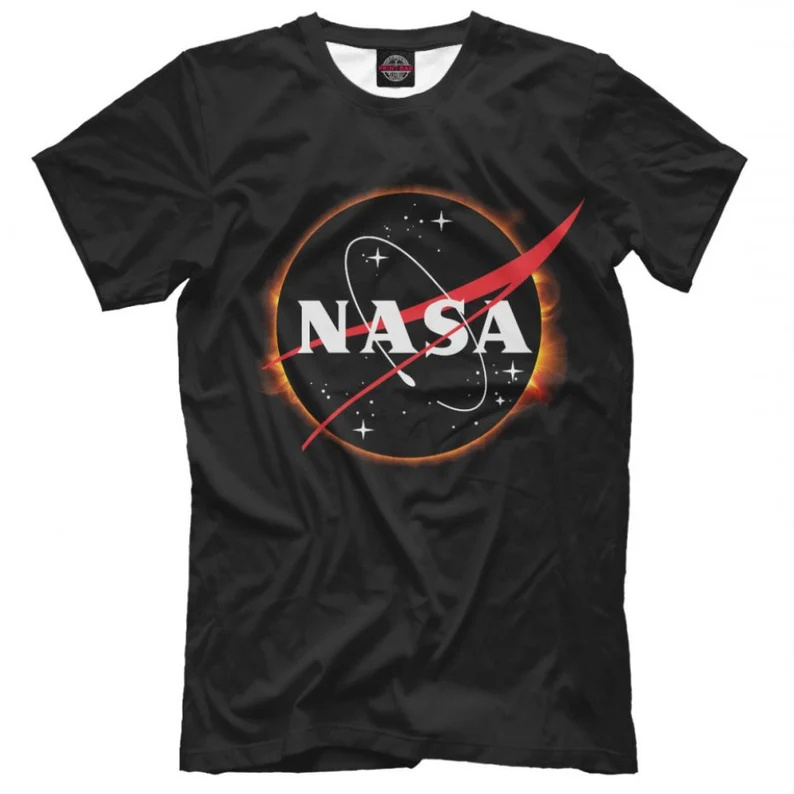 Astronomy Lover NASA Solar Eclipse PrintedT-shirt