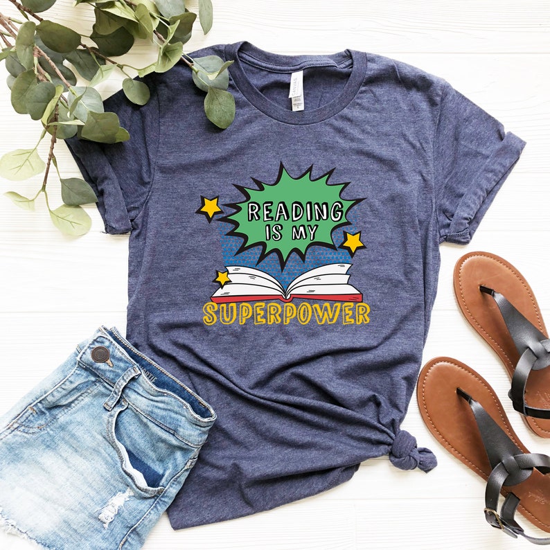 World Book Day Reading is My Superpower T-shirt 