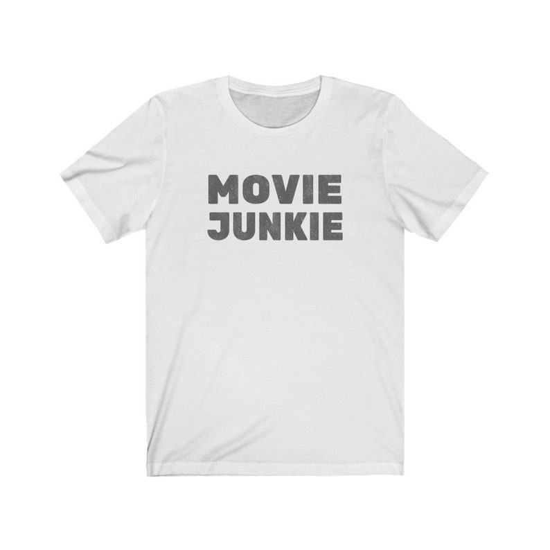 Movie Junkie Film Lover Printed T-shirt