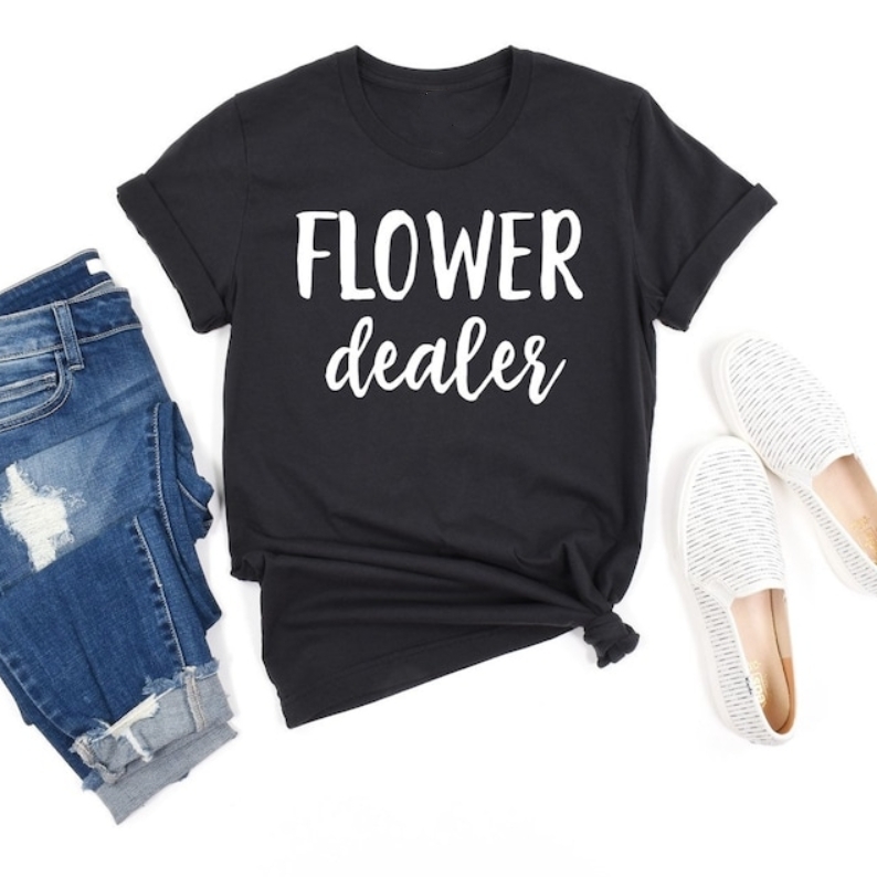 Gardening Plant Lover Flower Dealer Printed T-shirt 