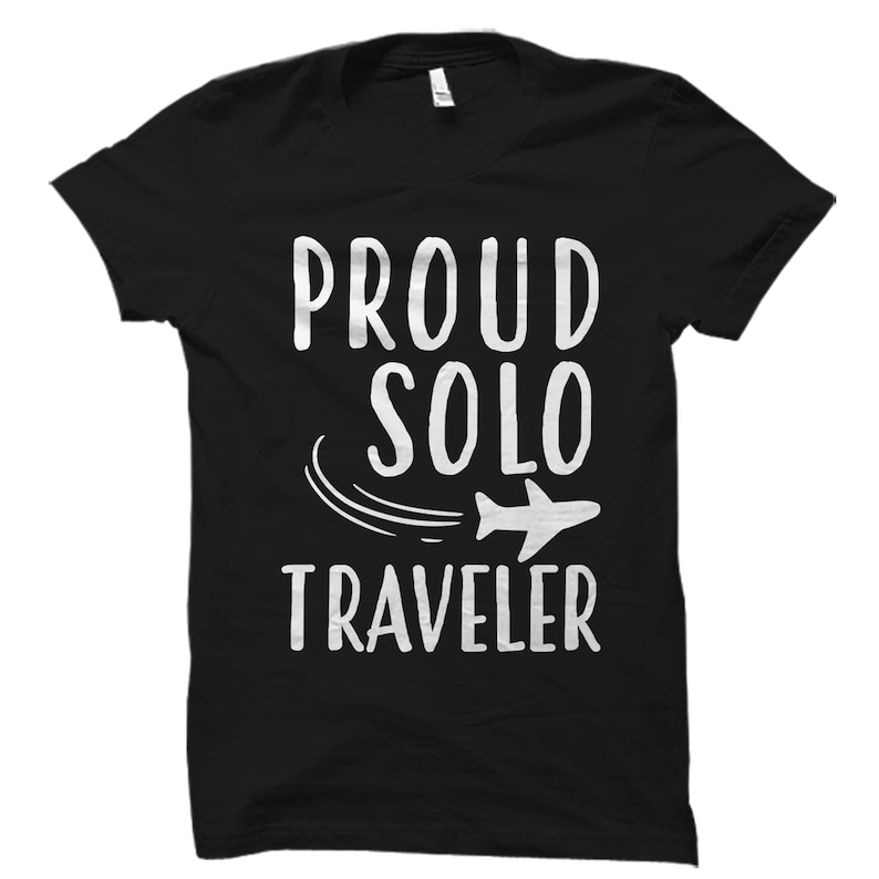 Travel Lover Solo Traveler Printed T-shirt